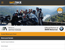 Tablet Screenshot of imtbike.com
